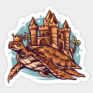 Turtle's Human World Sticker